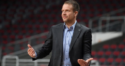"VEF Rīga" galvenais treneris Jānis Gailītis. "VEF Rīga" galvenais treneris Jānis Gailītis.