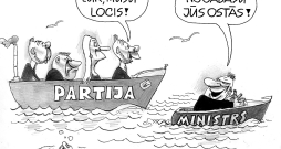 Zīmē Ēriks Ošs. Nogādāšu jūs ostās!