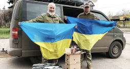 Petro Blaguns (no kreisās) deviņus gadus pavadījis karā. Petro Blaguns (no kreisās) deviņus gadus pavadījis karā.