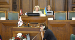 14. Saeimas rudens sesijas pirmā sēde.