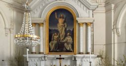 Asares baznīcas altārdaļa. Asares baznīcas altārdaļa.