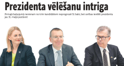 Vēlēšanām pieteikti trīs atšķirīgi kandidāti, no kreisās: Elīna Pinto ("Progresīvie"), Edgars Rinkēvičs ("Jaunā Vienotība") un Uldis Pīlēns ("Apvienotais saraksts"). Priekšvēlēšanu diskusijas parādīja, ka viņiem ir arī dažādas prioritātes, kas saskan tikai pāris jautājumos – par ārējo un iekšējo drošību, kā arī nodomā lielāku uzmanību veltīt reģioniem.