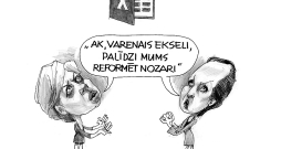 Zīmē Ēriks Ošs. Ak, varenais ekseli!