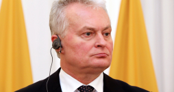 Lietuvas prezidents Gintans Nausēda. Lietuvas prezidents Gintans Nausēda.