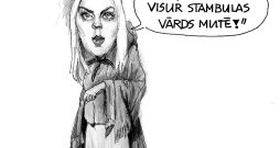 Zīmē Ēriks Ošs. Visur Stambulas vārds mutē!