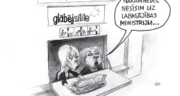 Zīmē Ēriks Ošs. Nākamnedēļ nesīsim uz Labklājības ministriju... Zīmē Ēriks Ošs. Nākamnedēļ nesīsim uz Labklājības ministriju...