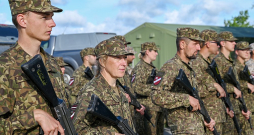 Zemessargu pamatapmācības nometnē poligonā "Mežaine".