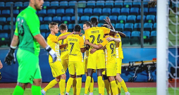 "Valmieras" futbolisti savā trešajā sezonā eirokausos tikuši pie pirmās uzvaras. "Valmieras" futbolisti savā trešajā sezonā eirokausos tikuši pie pirmās uzvaras.