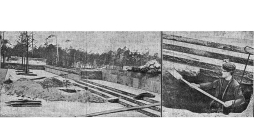 Brāļu kapu altārdaļas pamatu pārbaude 1933. gada rudenī. Brāļu kapu altārdaļas pamatu pārbaude 1933. gada rudenī.