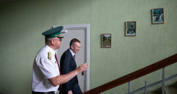 31.07.2023. Valsts prezidents Edgars Rinkēvičs apmeklē Valsts robežsardzes štābu Rīgā.
31.07.2023. Valsts prezidents Edgars Rinkēvičs apmeklē Valsts robežsardzes štābu Rīgā.