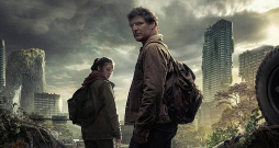 "Pēdējais no mums" ("The Last of Us"). Pedro Paskāls un Bella Remzija.