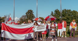 Baltkrievu kopienas gājiens. Baltkrievu kopienas gājiens.