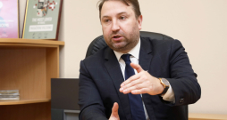 "Pasažieru vilciena" valdes priekšsēdētājs Rodžers Jānis Grigulis.