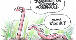 Zīmē Gatis Šļūka. Beidzot jāsaņemas un jāiztaisno mugurkauls!