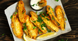 Cukīni tempura Cukīni tempura