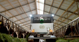 'Lely Exos' barības dalītājs. 'Lely Exos' barības dalītājs.