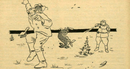 Karikatūra izdevumā "Mednieks un Makšķernieks" (15.10.1938.).