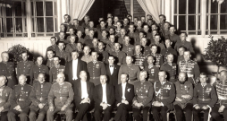 Latvijas, Lietuvas un Igaunijas virsnieki sarīkojumā Virsnieku klubā. Rīga, 1931. gads.