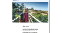Eksperti augstu vērtē Baltijas dabas bagātības un plašās iespējas tūrisma taku apmeklējumam, dodoties aizraujošos un dabu izzinošos pārgājienos. Eksperti augstu vērtē Baltijas dabas bagātības un plašās iespējas tūrisma taku apmeklējumam, dodoties aizraujošos un dabu izzinošos pārgājienos.