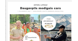 Daugavpils domes priekšsēdētājam Andrejam Elksniņam pagājšnedēļ uzmanību pievērsa arī Latvijas medija "Re:Baltica" žurnālistes, interesējoties, vai viņa dzīvesveids atbilst ienākumiem "Kāzas Komo ezera krastā, dzīvoklis pilsētas centrā, tūkstošus vērtas rotaslietas un luksusa apģērbu kalni. Sapnis? Nē, tā ir Daugavpils mēra Elksniņa un viņa sievas ikdiena," piesakot publikāciju, raksta "Re:Baltica".