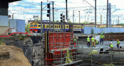 "Rail Baltica" būvdarbi Rīgas Centrālajā dzelzceļa stacijā šovasar.