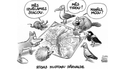 Zīmē Gatis Šļūka. Rīgas kustoņu pārvalde