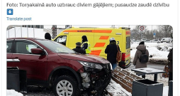 Portāls "Delfi" neilgi pēc traģiskās nelaimes piefiksējis auto, ar kuru brauca 1932. gadā dzimušais vīrietis.