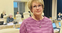 Talsu novada domes priekšsēdētāja Eva Kārkliņa.