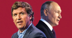 Vladimirs Putins un Takers Karlsons.
