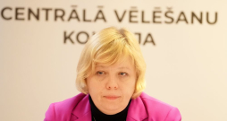 Bijusī CVK priekšsēdētāja Kristīne Bērziņa.