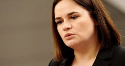 Baltkrievijas demokrātiskās kustības līdere Svjatlana Cihanouska.