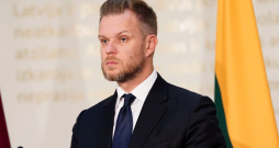 Lietuvas ārlietu ministrs Gabrieļus Landsberģis. Lietuvas ārlietu ministrs Gabrieļus Landsberģis.