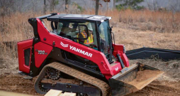'Tier 4 Final Yanmar' iekrāvējs.