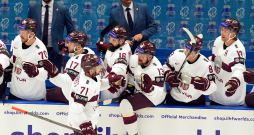 Pasaules hokeja čempionāta spēle starp Latvijas un Kazahstānas valstsvienībām ''Ostravar arēnā'' Ostravā. Pasaules hokeja čempionāta spēle starp Latvijas un Kazahstānas valstsvienībām ''Ostravar arēnā'' Ostravā.