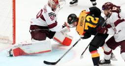 Pasaules hokeja čempionāta spēle starp Latvijas un Vācijas valstsvienībām ''Ostravar arēnā'' Ostravā. Pasaules hokeja čempionāta spēle starp Latvijas un Vācijas valstsvienībām ''Ostravar arēnā'' Ostravā.