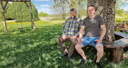 Brāļi Egils un Dainis Kreicbergi.