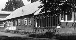 Tērvetes sanatorija 20.-30. gados. Tērvetes sanatorija 20.-30. gados.