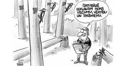 Zīmē Gatis Šļūka. Katrs koks tiks pieskatīts! Zīmē Gatis Šļūka. Katrs koks tiks pieskatīts!