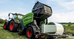 'Fendt Rotana Combi' rituļu prese. 'Fendt Rotana Combi' rituļu prese.