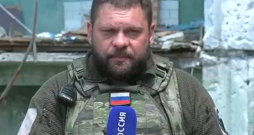 Krievijas propagandists Jevgeņijs Poddubnijs.