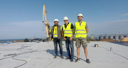 "UPTK" vadošais sastāvs (no kreisās) – projektu vadītājs Sandis Kirhners, valdes priekšsēdētājs Zigurds Kirhners, projektu vadītājs Raivis Kirhners. "UPTK" vadošais sastāvs (no kreisās) – projektu vadītājs Sandis Kirhners, valdes priekšsēdētājs Zigurds Kirhners, projektu vadītājs Raivis Kirhners.