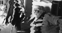 "Pašportrets". 1977. Arhīva papīrs, tintes druka. "Pašportrets". 1977. Arhīva papīrs, tintes druka.