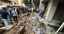 Beirūta pēc Izraēlas trieciena. Beirūta pēc Izraēlas trieciena.