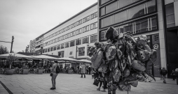 Frankfurtes ielas, galerijas, arhitektūra. Grāmatu tirgus. Vācija. Frankfurtes ielas, galerijas, arhitektūra. Grāmatu tirgus. Vācija.