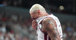 Latvijas basketbola izlases spēlētājs Jānis Timma.