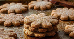 Vegānās tahini piparkūkas. Vegānās tahini piparkūkas.