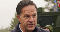 NATO ģenerālsekretārs Marks Rite Latvijā. NATO ģenerālsekretārs Marks Rite Latvijā.