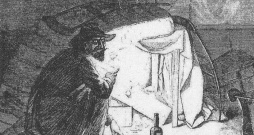 Ņujorkas dedzinātājs tā laika preses ilustrācijā. Ņujorkas dedzinātājs tā laika preses ilustrācijā.