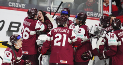 Latvijas U-20 hokeja izlase pirmo reizi pasaules čempionātā uzvar Kanādu Latvijas U-20 hokeja izlase pirmo reizi pasaules čempionātā uzvar Kanādu