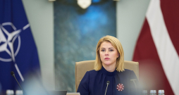 Ministru prezidente Evika Siliņa. Ministru prezidente Evika Siliņa.